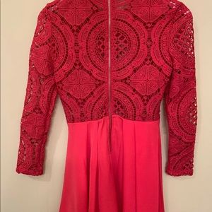 New Pink Small dress with lace